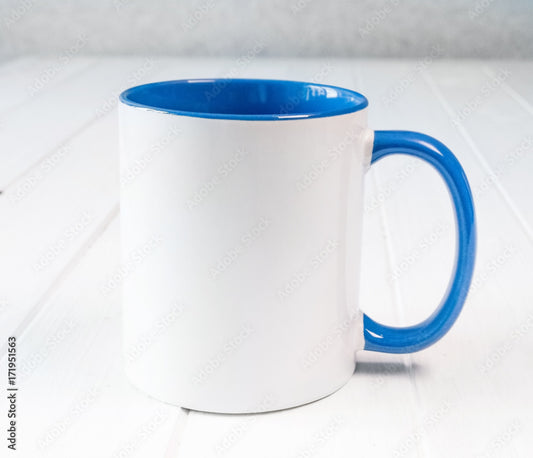 rainbow logo mug